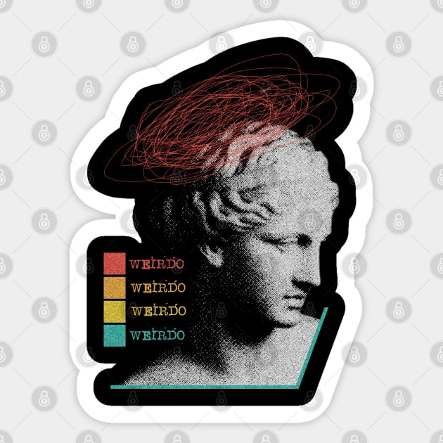 Aphrodite - Weirdo Aesthetics Sticker by ElMass